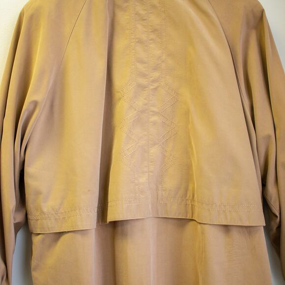 Gallery Vintage Tan Top Stitch Windbreaker Size Small - Picture 3 of 8